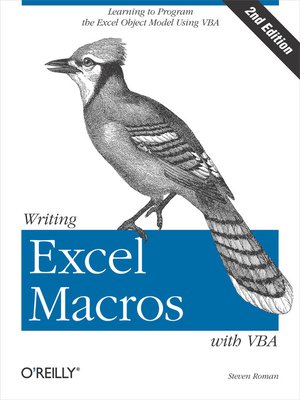 cover image of Writing Excel Macros with VBA